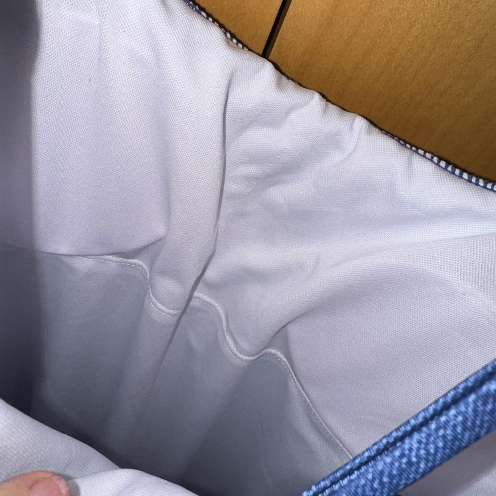 NWOT-Blue Ruffled Swimsuit - Picture 6 of 8
